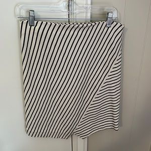 LOFT Black and White Skirt